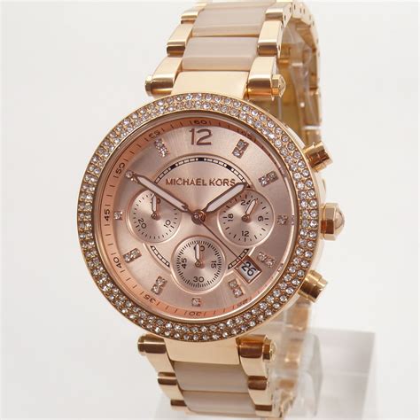 michael kors gold mk watch|rose gold Michael Kors Watch.